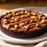 Cremige Schokoladen-Erdnussbutter Tarte - featured image