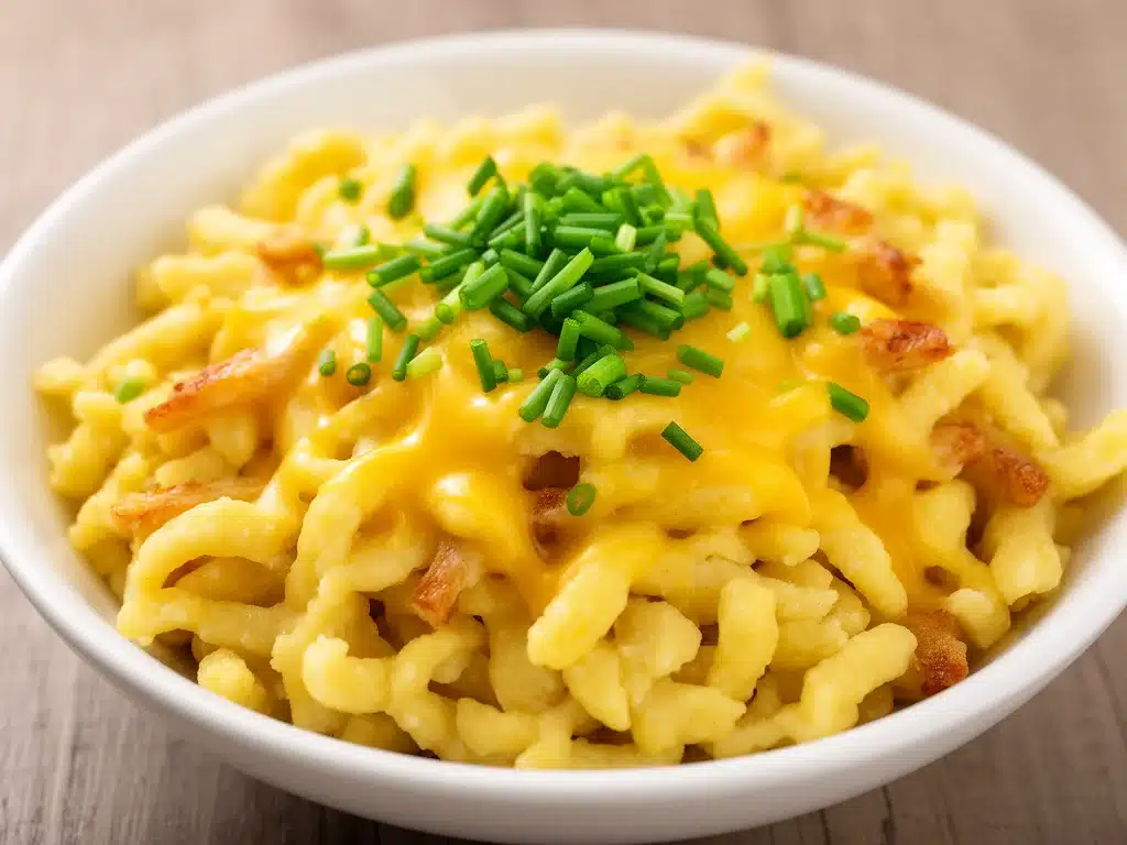 Cremige Schwäbische Käsespätzle - featured image