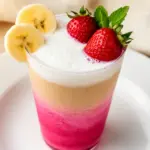 cremiger Erdbeer-Bananen Smoothie - featured image