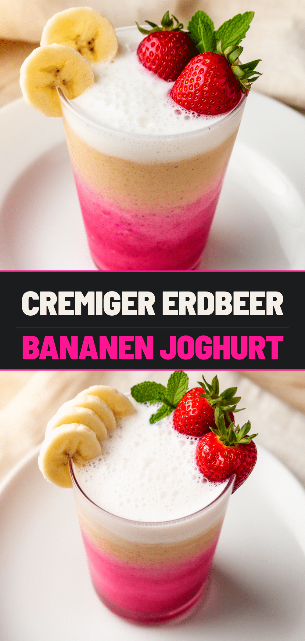 Cremiger Erdbeer-Bananen Smoothie: Das perfekte 5-Minuten-Rezept 5 cremiger Erdbeer-Bananen Smoothie recipe