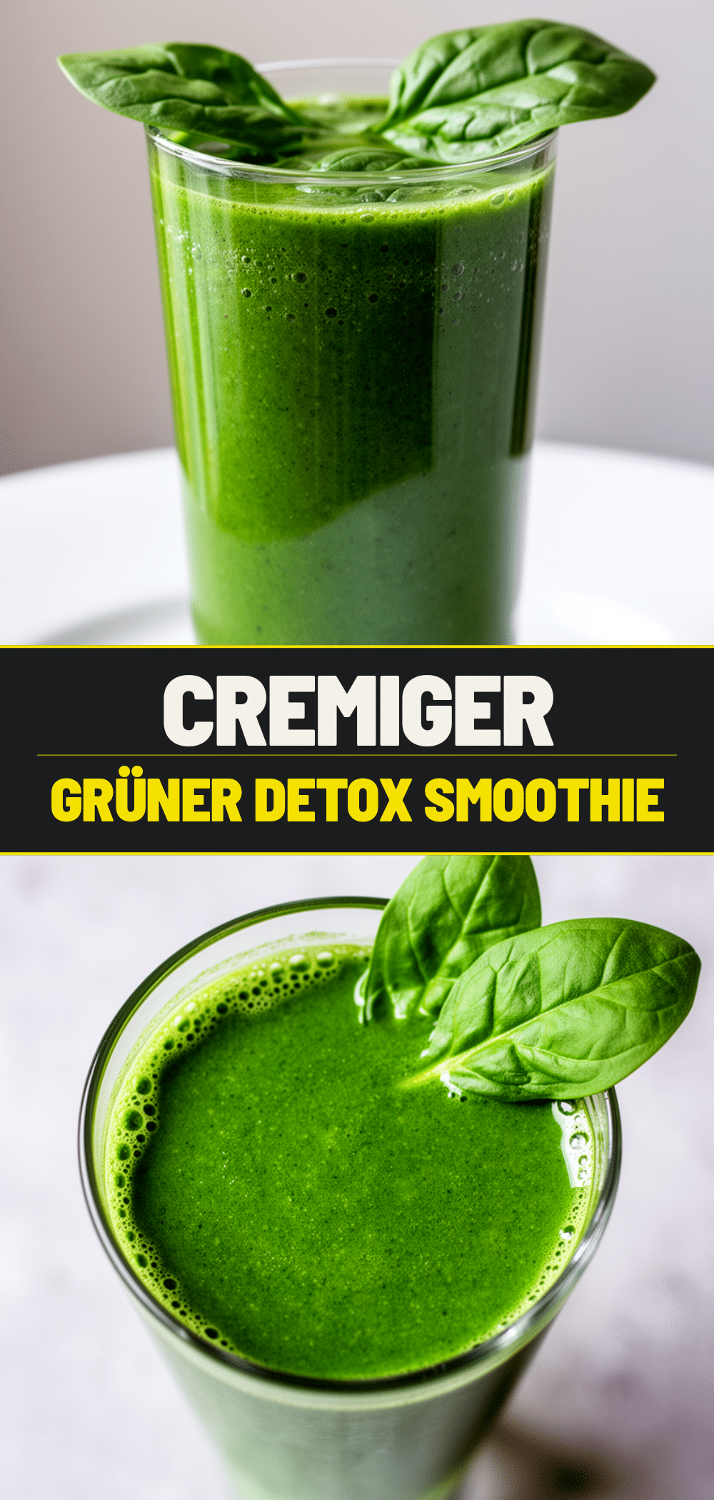 Cremiger Grüner Smoothie: 5 Min. Einfaches Rezept 5 cremiger grüner Smoothie recipe