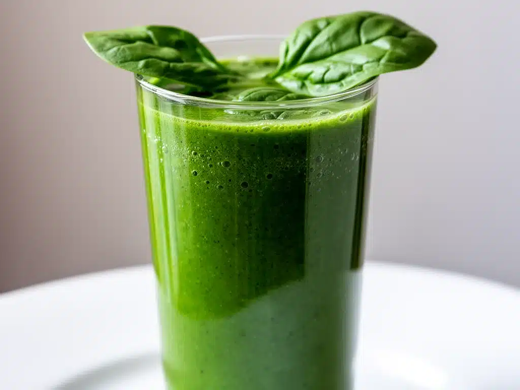 cremiger grüner Smoothie - featured image
