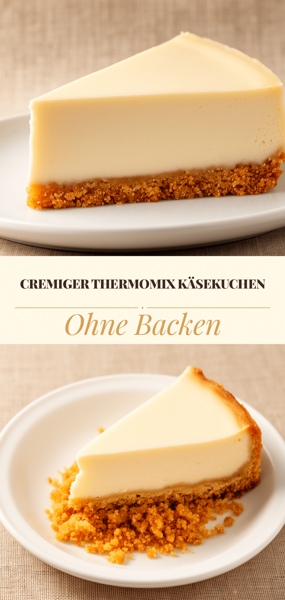 Cremiger Käsekuchen ohne Backen: 15 Min. Thermomix Rezept 5 Cremiger Käsekuchen ohne Backen Thermomix Rezept recipe