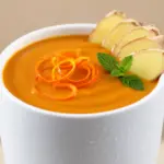 Cremiger Kürbis Smoothie mit Ingwer & Orange - featured image