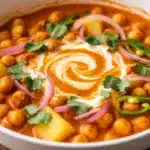 cremiges Kichererbsen-Curry - featured image
