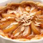 einfache Birnentarte mit Mandeln - featured image