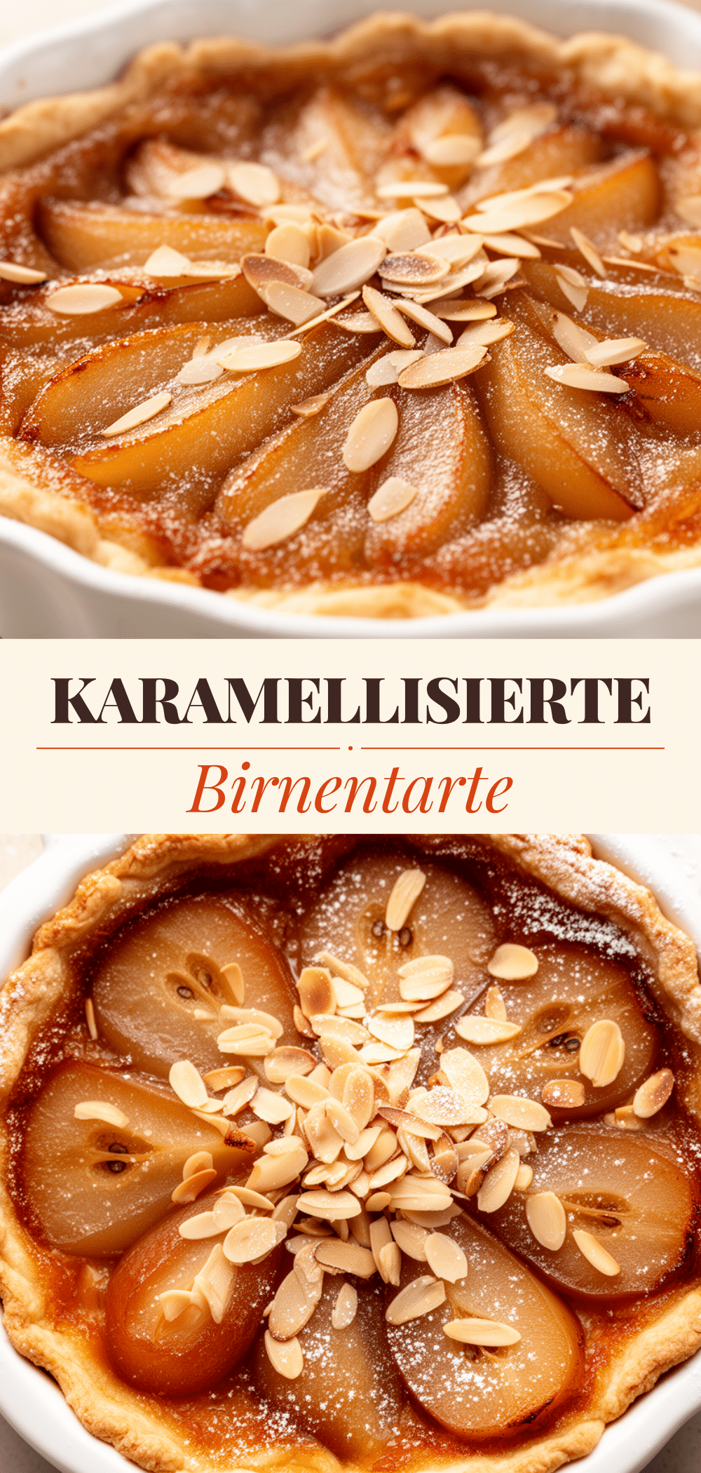Einfache Birnentarte mit Mandeln: Knuspriges Rezept 5 einfache Birnentarte mit Mandeln recipe