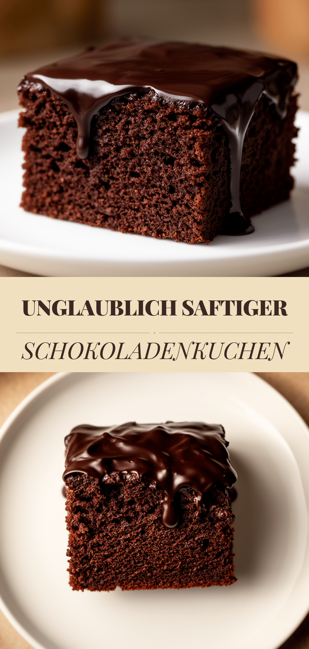 Einfacher Schokoladenkuchen mit Ganache: 3-Zutaten Rezept 5 einfacher Schokoladenkuchen mit Ganache recipe