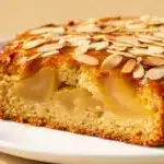 Erntedank Birnenkuchen mit Mandeln - featured image