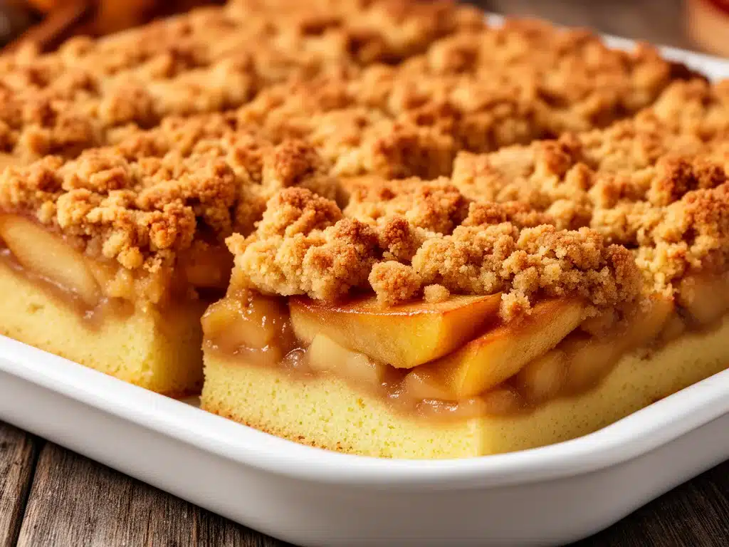 Erntedankfest Apfel-Streuselkuchen vom Blech - featured image