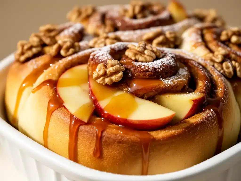 Erntedankfest Apfel-Zimtschnecken - featured image