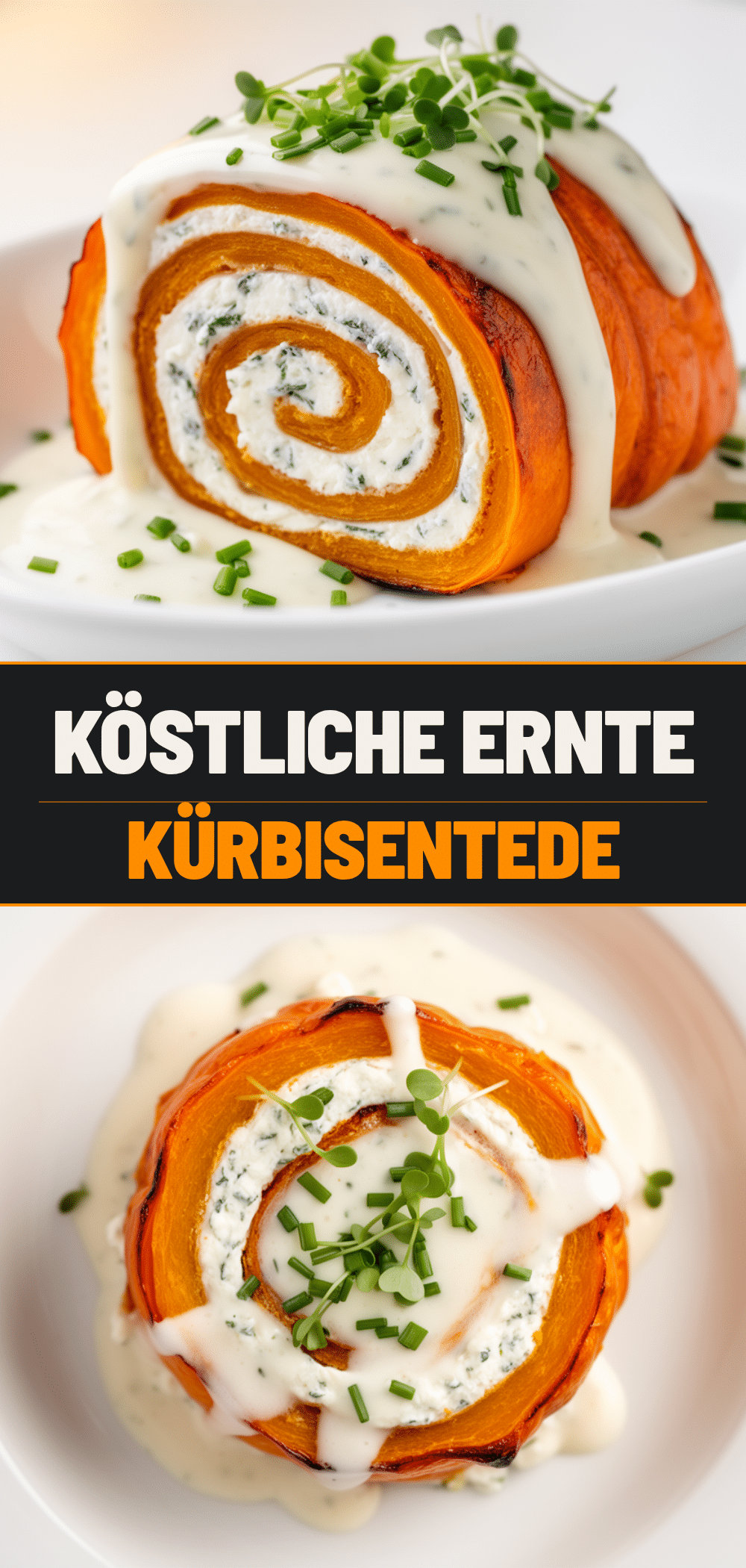Erntedankfest Kürbis Roulade mit Frischkäsecreme: Lecker & Einfach 5 Erntedankfest Kürbis Roulade recipe