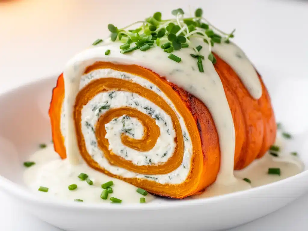 Erntedankfest Kürbis Roulade - featured image