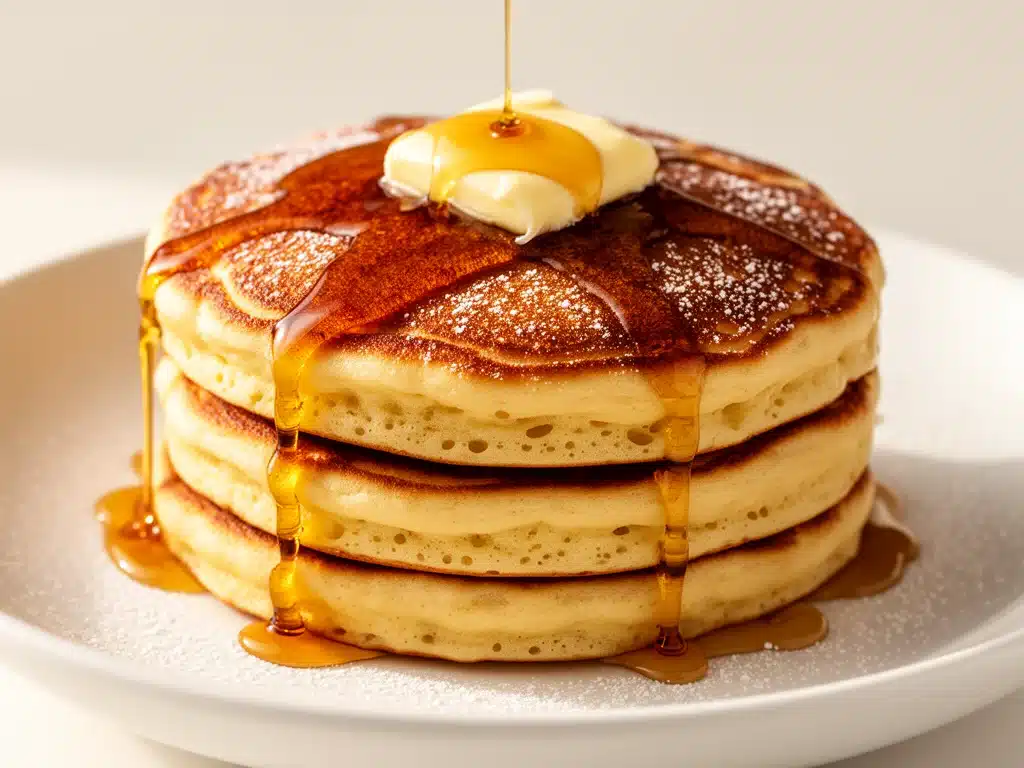 fluffige Buttermilch-Pfannkuchen - featured image