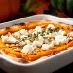 Herbst Kürbis Flammkuchen mit Feta - featured image