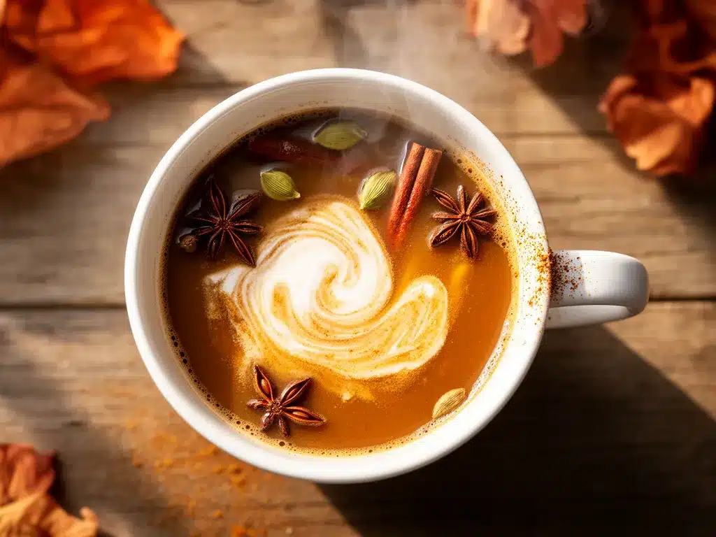 Herbstlicher Chai-Tee mit Kürbisgewürz: 5 Min. Cozy Drink 4 herbstlicher Chai-Tee mit Kürbisgewürz preparation steps