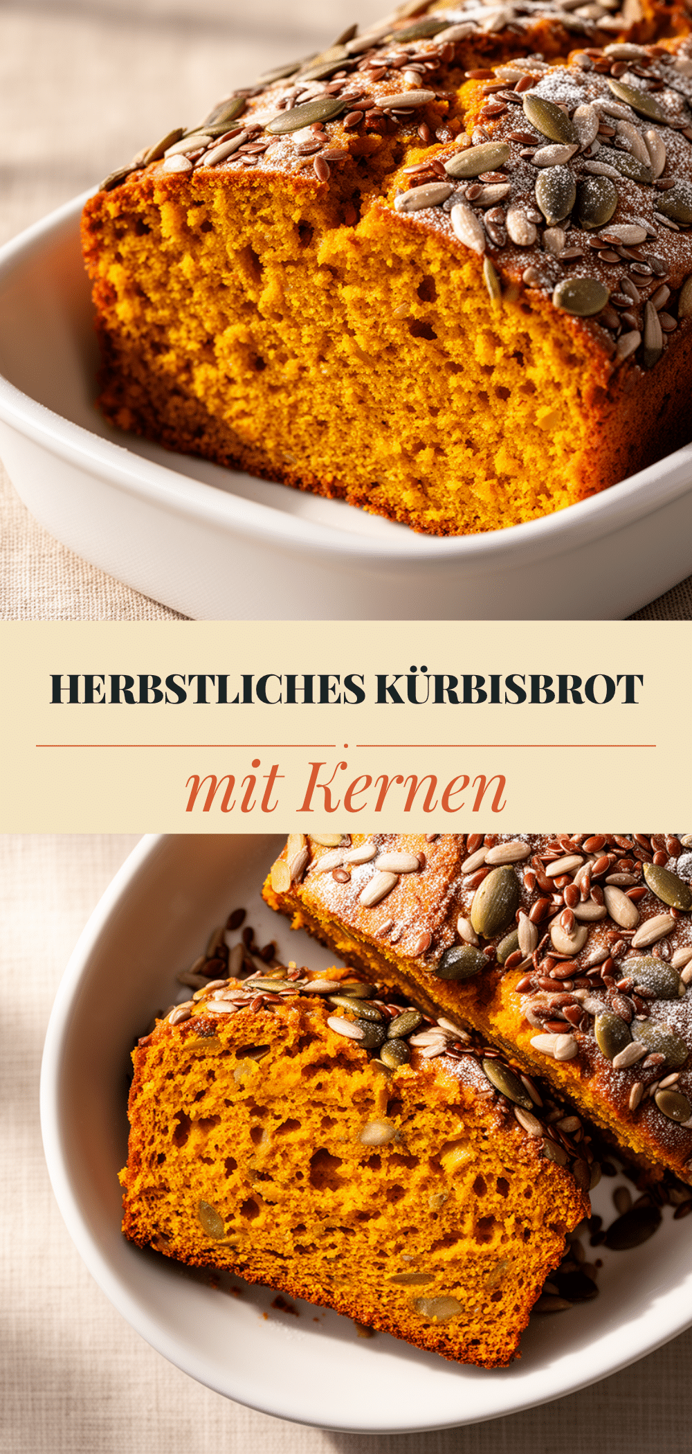 Herbstliches Kürbisbrot mit Kernen: Saftiges Rezept 5 herbstliches Kürbisbrot mit Kernen recipe