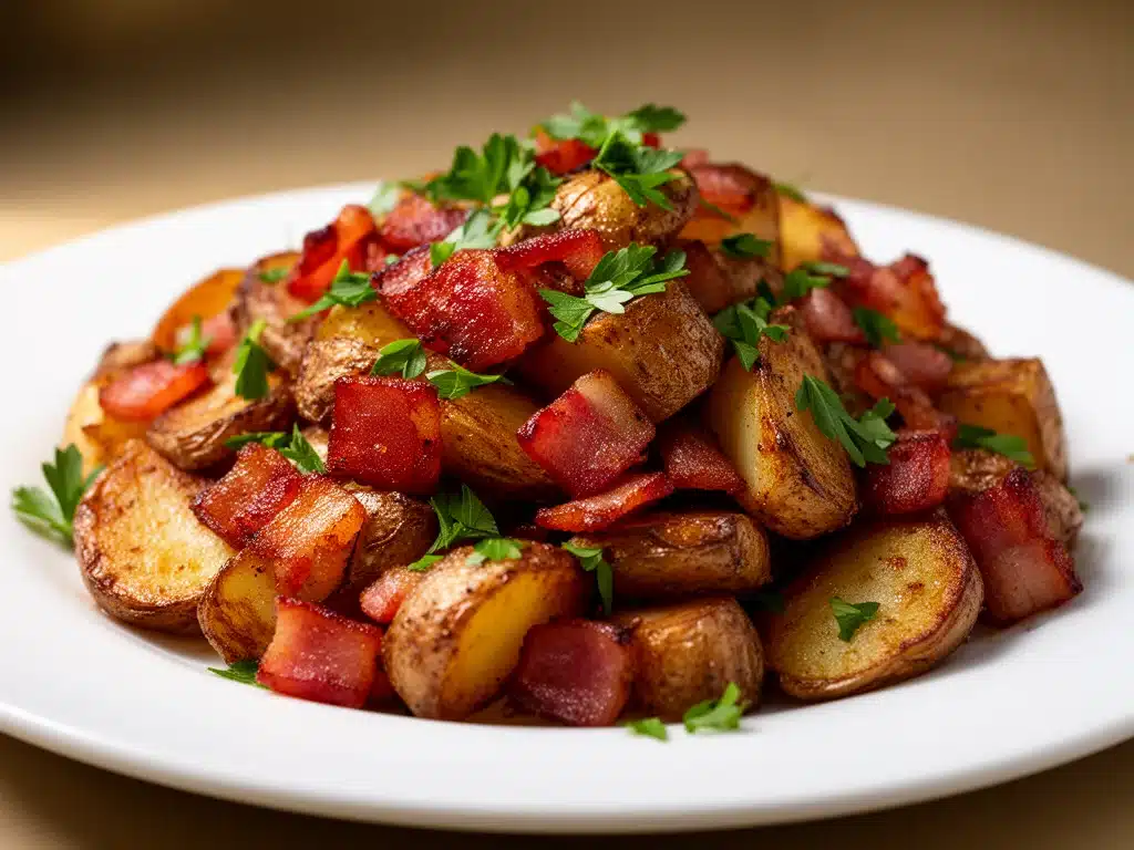Knusprige Bratkartoffeln mit Speck - featured image
