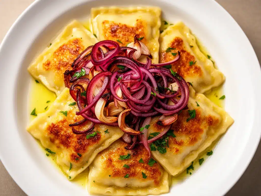 Knusprige Gebratene Maultaschen: Das beste Rezept mit Röstzwiebeln 4 Knusprige gebratene Maultaschen preparation steps