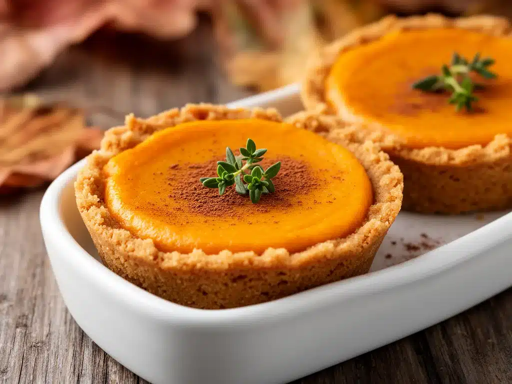 Kürbis-Cheesecake Törtchen - featured image