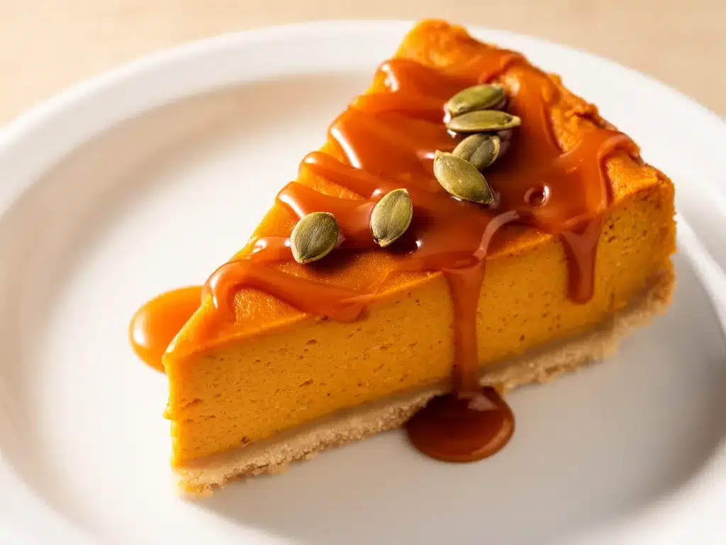 Cremiger Kürbis-Käsekuchen mit Karamell: 5 Best Herbstrezepte 4 Kürbis-Käsekuchen mit Karamell preparation steps