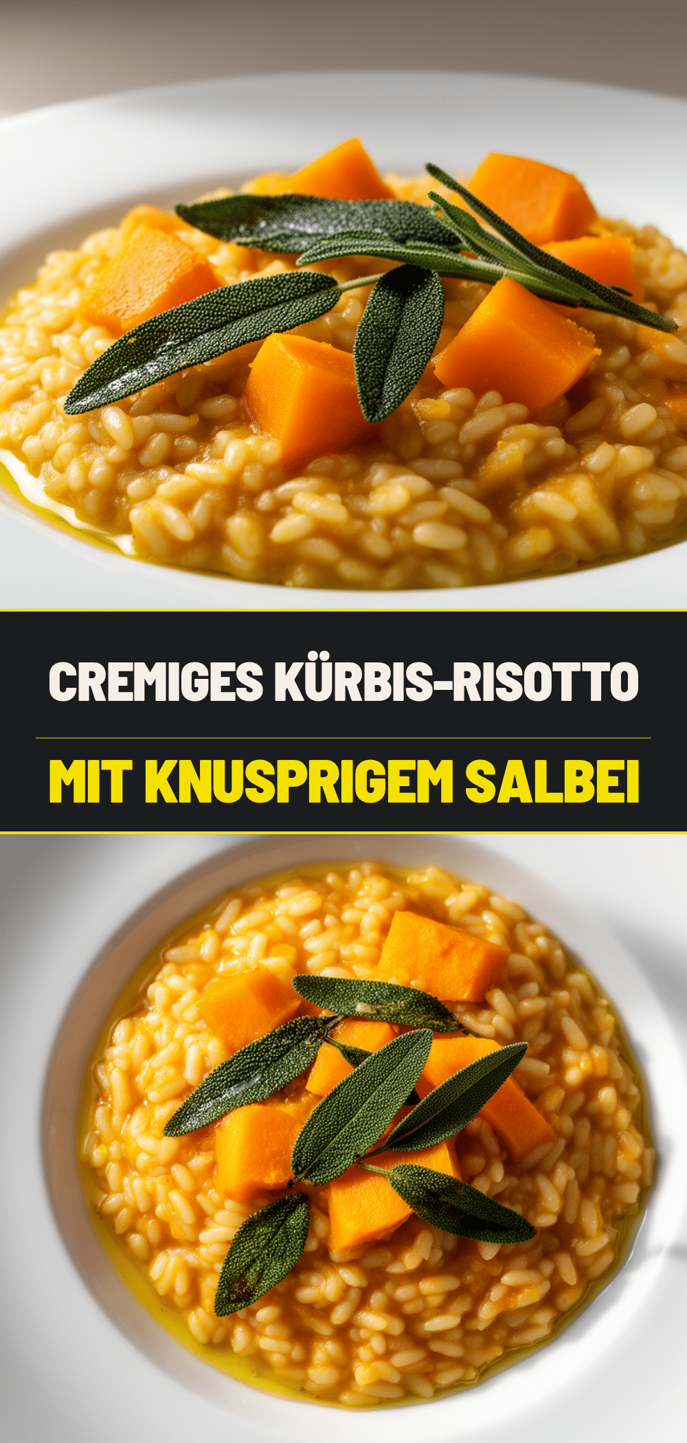 Cremiges Kürbis-Risotto mit Salbei: 5-min einfache Herbstrezepte 5 Kürbis-Risotto recipe