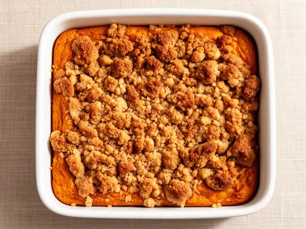 Beste Herbstliche Kürbis-Streuselkuchen: Perfekt für die Saison 4 Kürbis-Streuselkuchen preparation steps