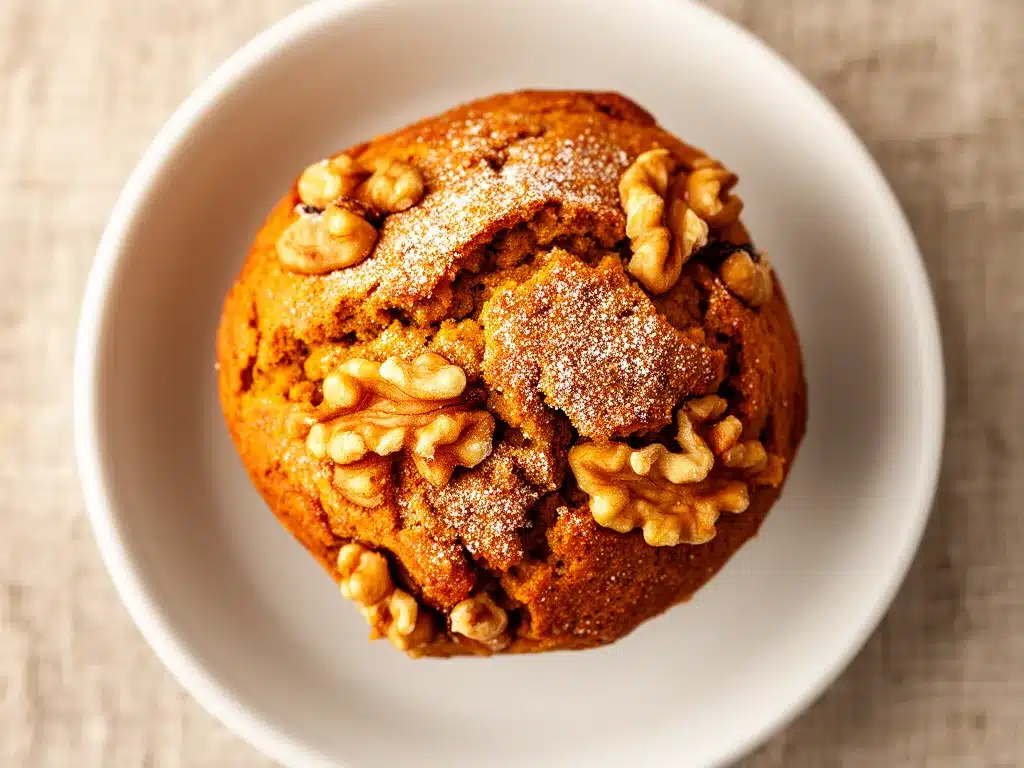 Kürbis-Zimt Muffins mit Walnüssen: 5 Einfache Herbstrezepte 4 Kürbis-Zimt Muffins mit Walnüssen preparation steps