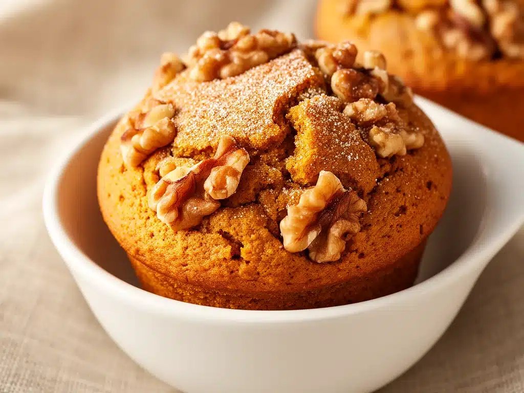Kürbis-Zimt Muffins mit Walnüssen - featured image