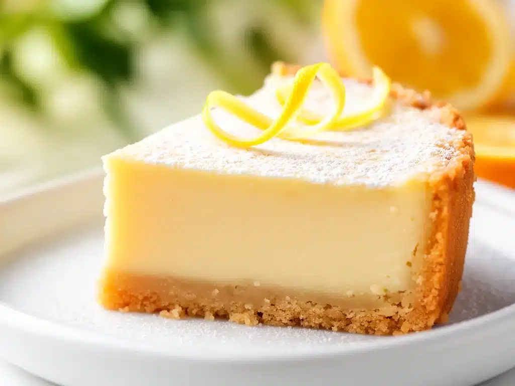 Leichter Zitronen-Käsekuchen - featured image