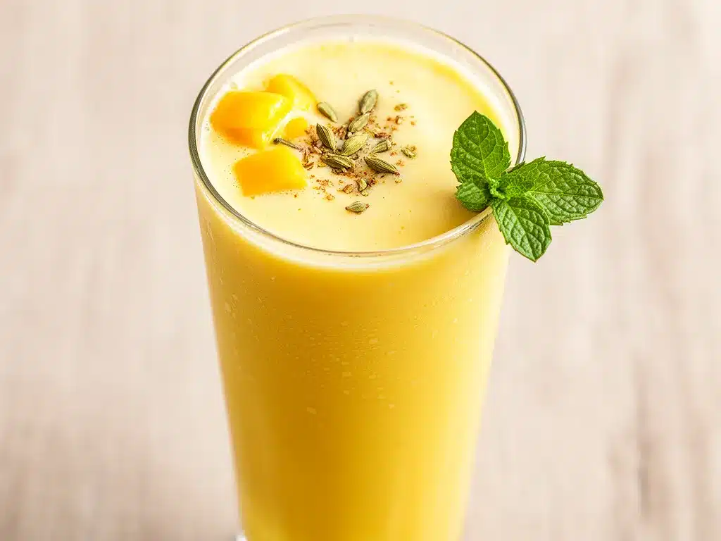 Cremiger Mango Lassi: 5 Min. Indisches Rezept 4 Mango Lassi preparation steps