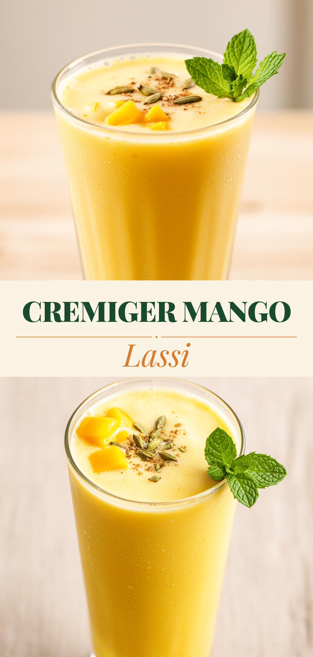 Cremiger Mango Lassi: 5 Min. Indisches Rezept 5 Mango Lassi recipe
