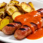 Oktoberfest Currywurst mit Bratkartoffeln - featured image