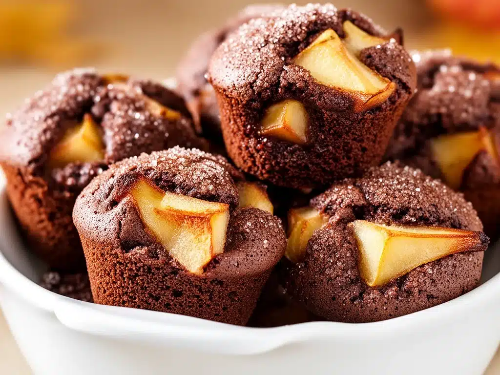Saftige Birnen Schoko Muffins - featured image