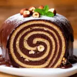 Saftiger Schokoladen-Nuss Baumkuchen in 30 Min - featured image