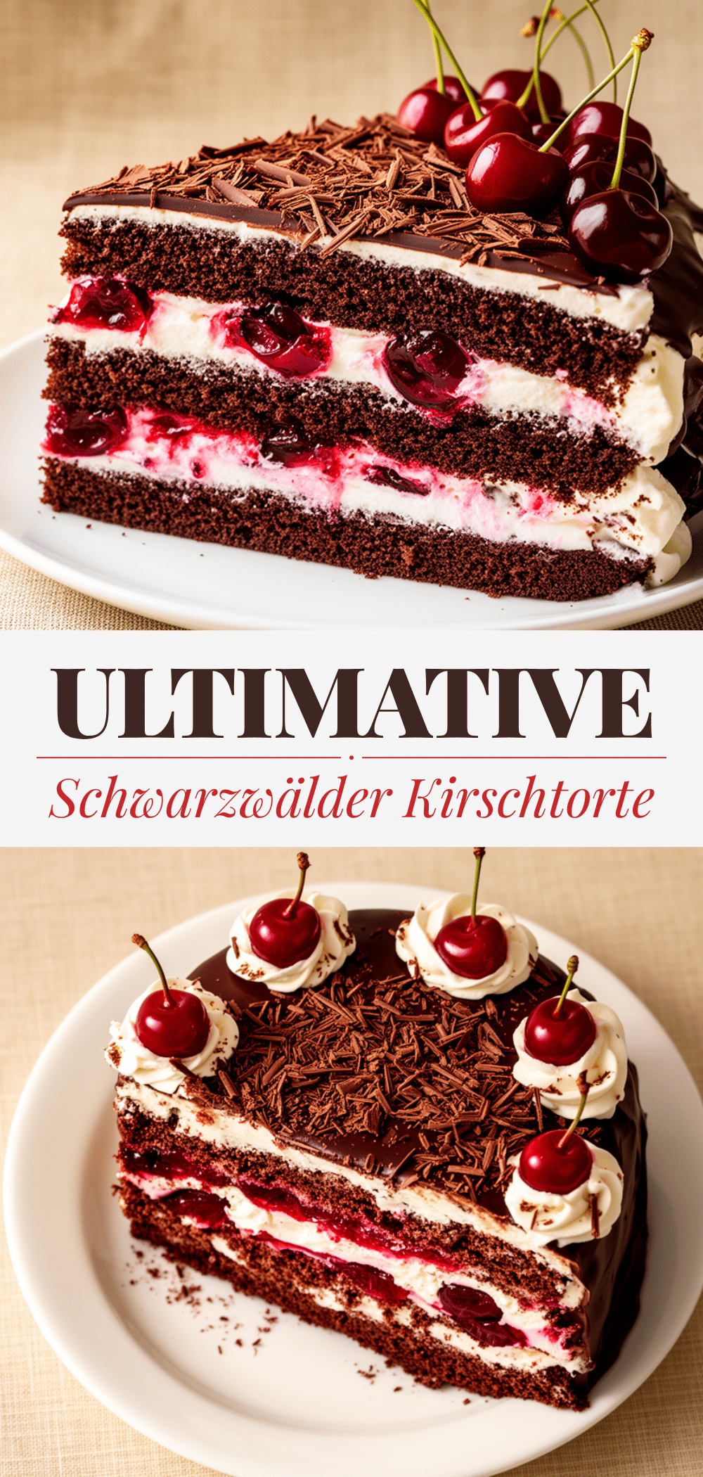 Schwarzwälder Kirschtorte: Einfach Nachmachen (45 Zeichen) 5 Schwarzwälder Kirschtorte recipe