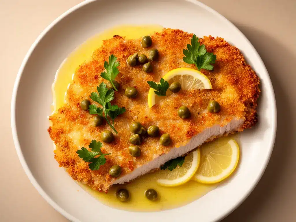 Zitriges Butterschnitzel mit Kapern: Das beste Rezept in 20 Min 4 Zitriges Butterschnitzel mit Kapern preparation steps