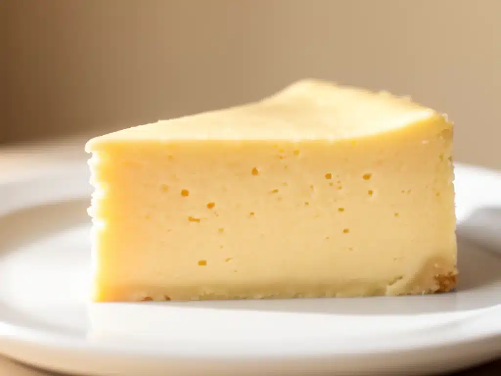 zuckerfreier Keto Käsekuchen ohne Boden - featured image