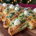 Blätterteig-Tannenbaum Pesto Frischkäse - featured image