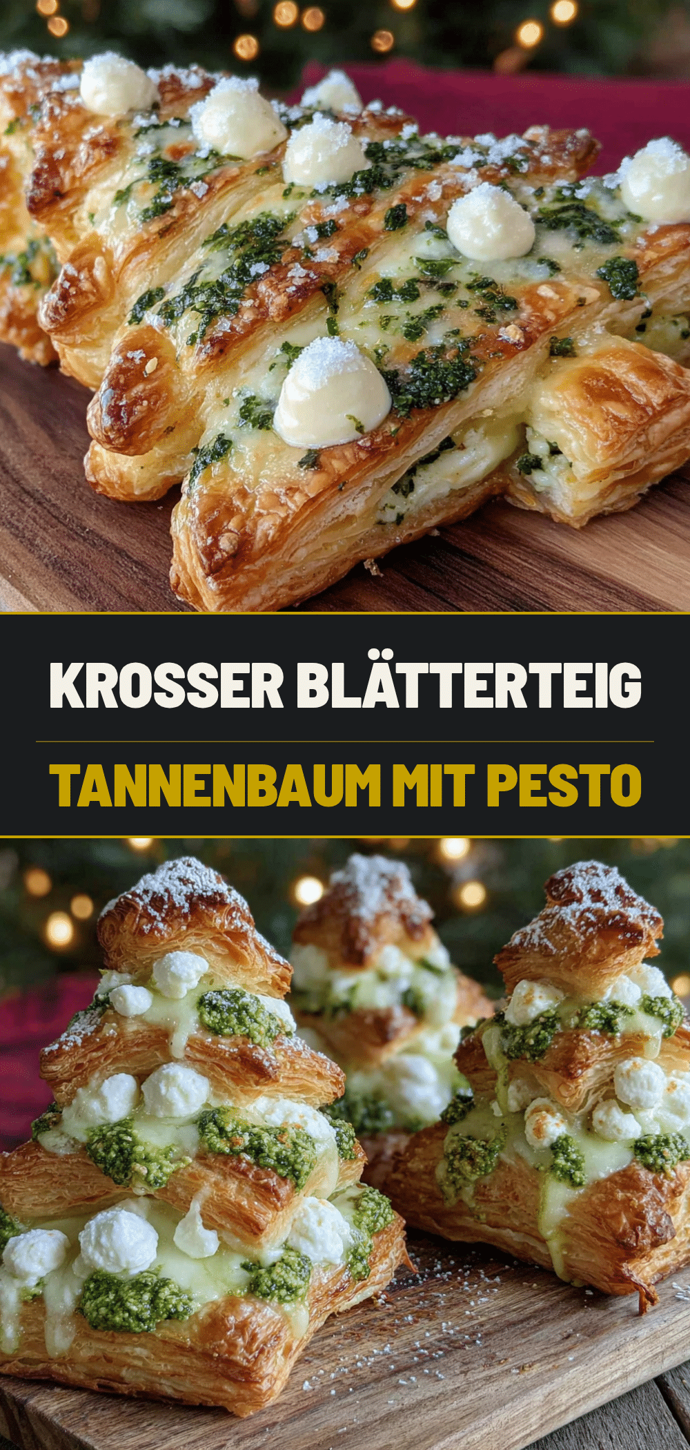 Blätterteig-Tannenbaum Pesto Frischkäse: Perfekt für dich 5 Blätterteig-Tannenbaum Pesto Frischkäse recipe