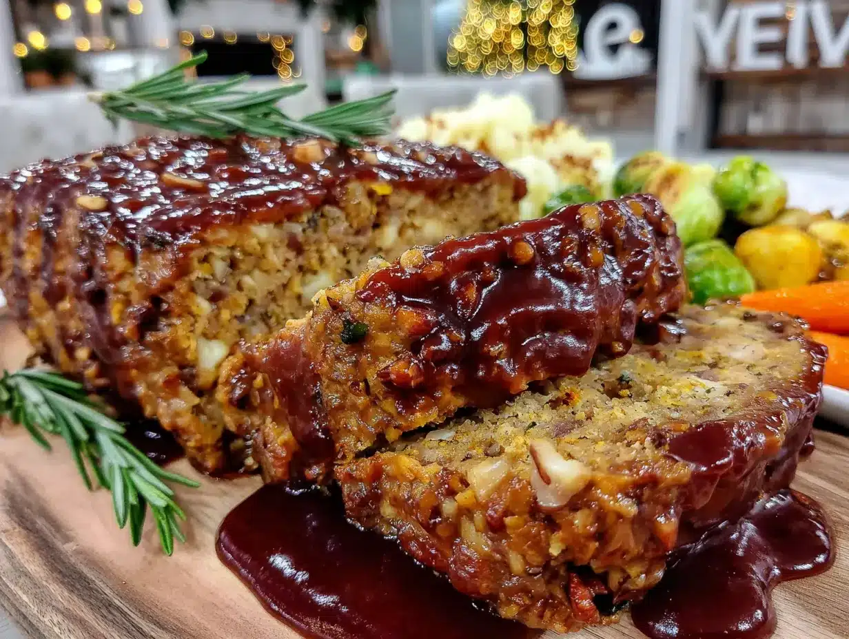 Budget-vegetarischer Kürbisbraten: 5 günstige Zutaten 4 Budget-vegetarischer Kürbisbraten preparation steps