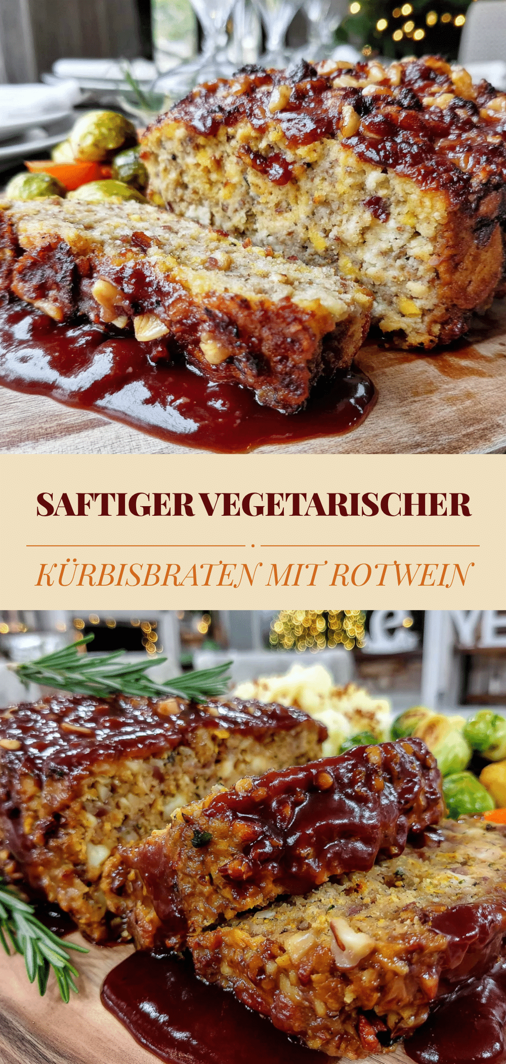Budget-vegetarischer Kürbisbraten: 5 günstige Zutaten 5 Budget-vegetarischer Kürbisbraten recipe