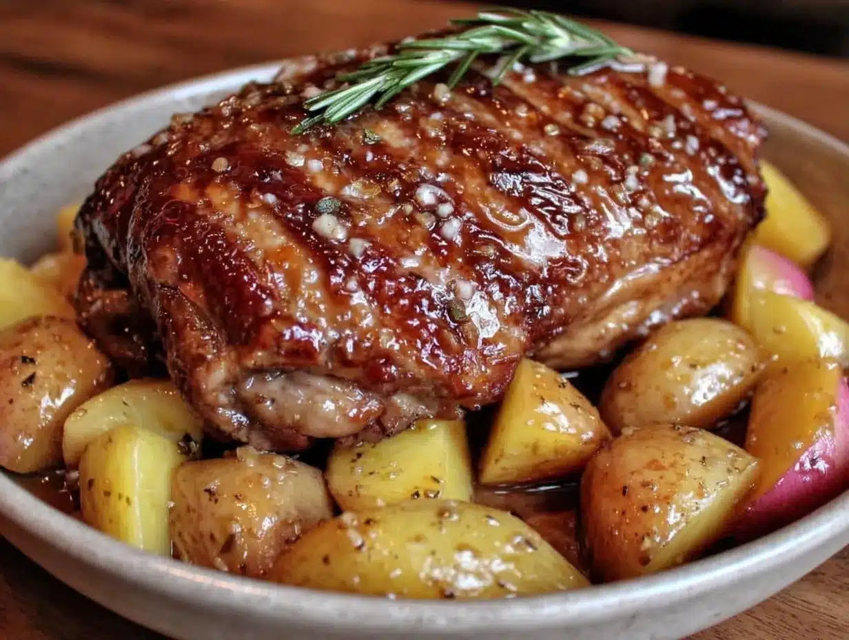 Gänsebraten: 1 Portion, 0 Stress 4 Gänsebraten für eine Person preparation steps