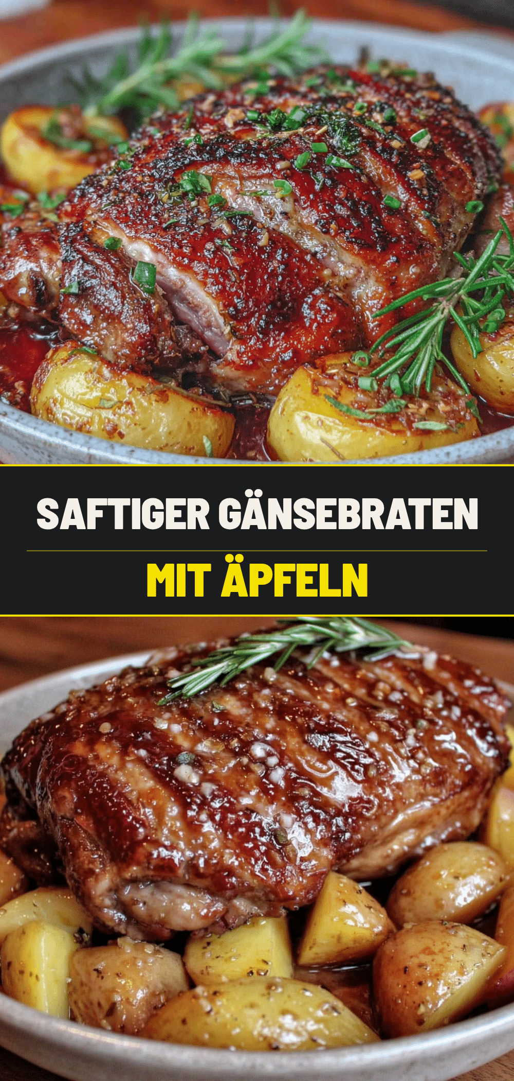 Gänsebraten: 1 Portion, 0 Stress 5 Gänsebraten für eine Person recipe