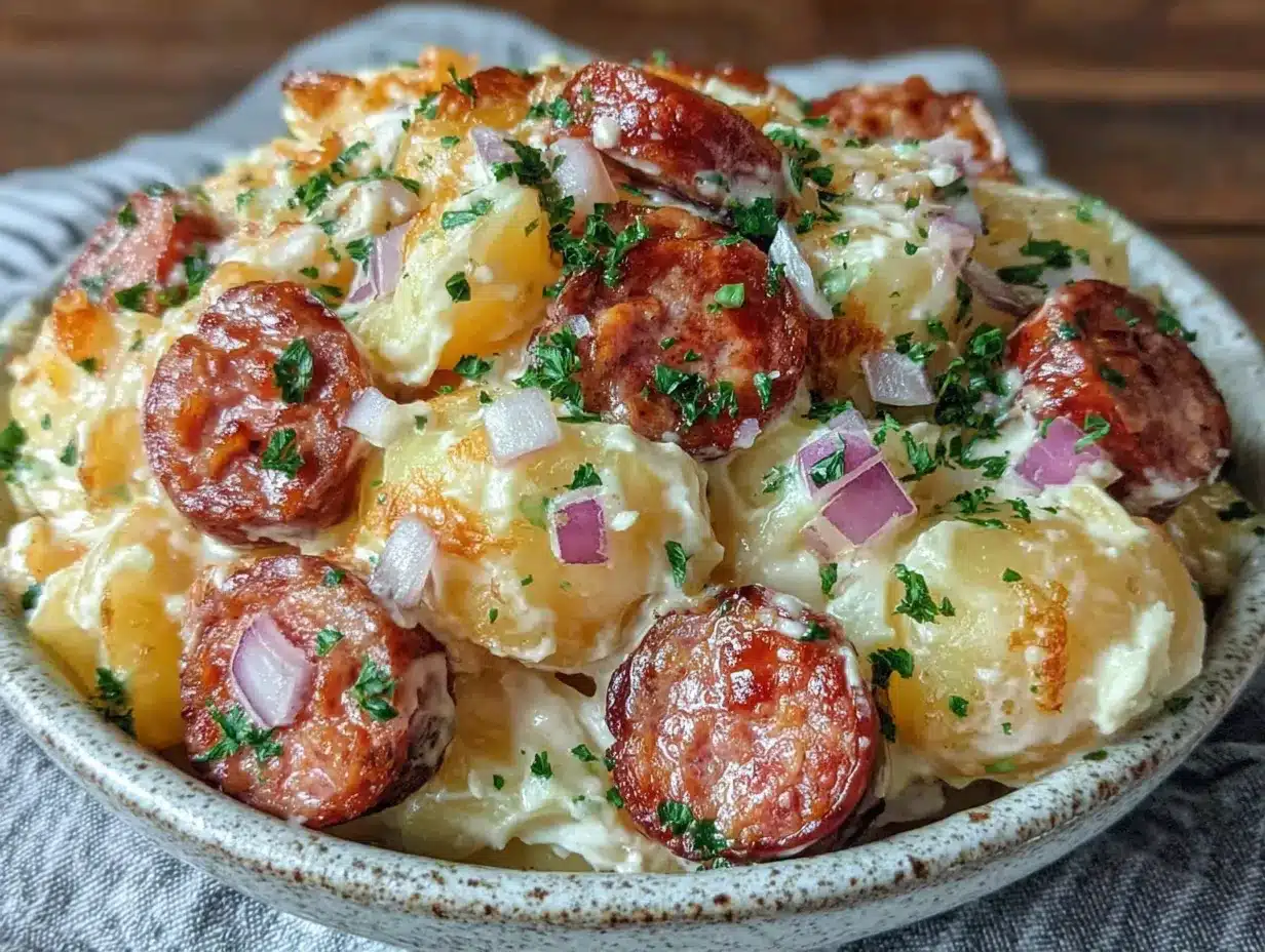 Heiligabend Kartoffelsalat mit Würstchen: 5 Schritte zum perfekten Festtags-Essen 4 Heiligabend Kartoffelsalat mit Würstchen preparation steps