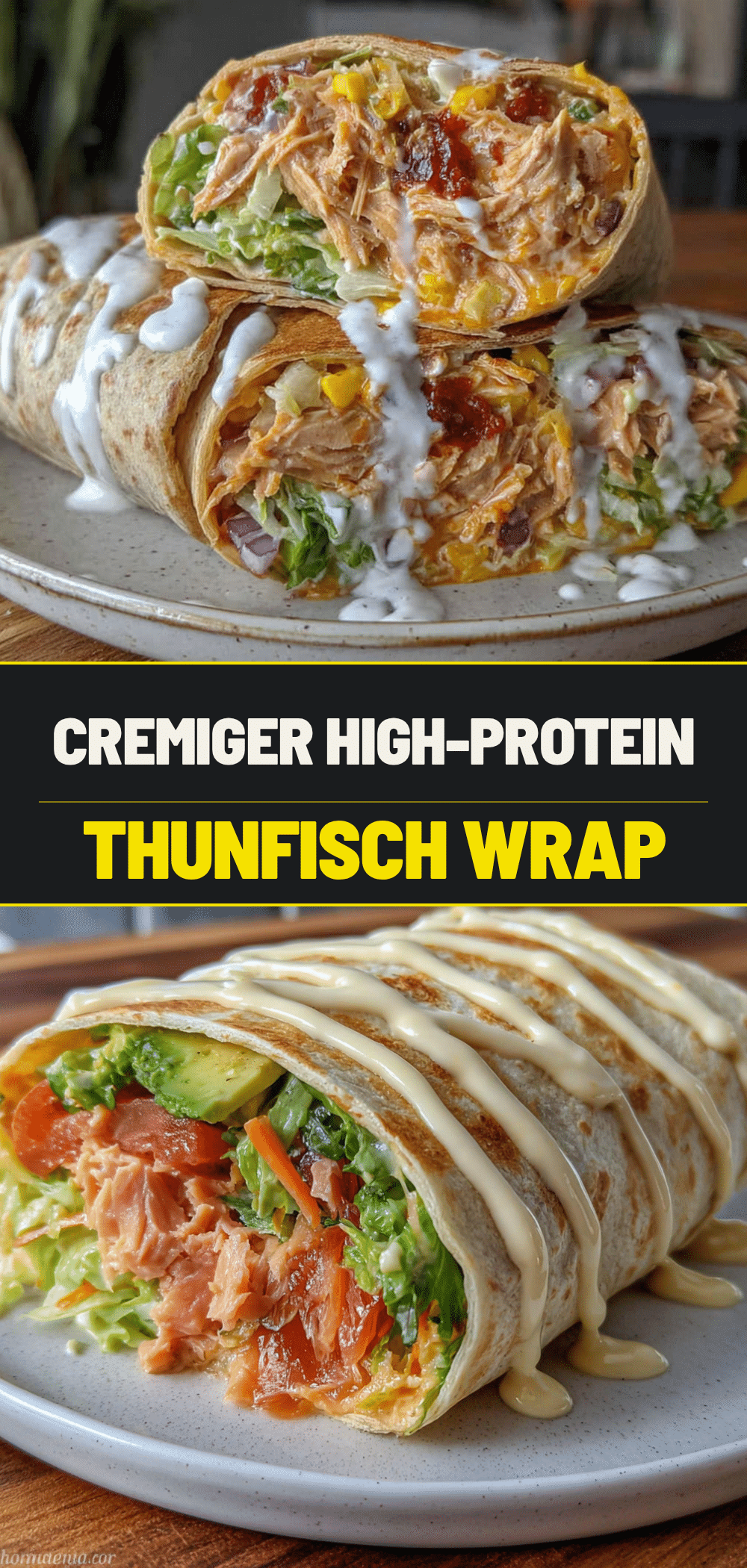 High-Protein Thunfisch-Wraps: Perfekt für 1-2 Personen 5 High-Protein Thunfisch-Wraps recipe