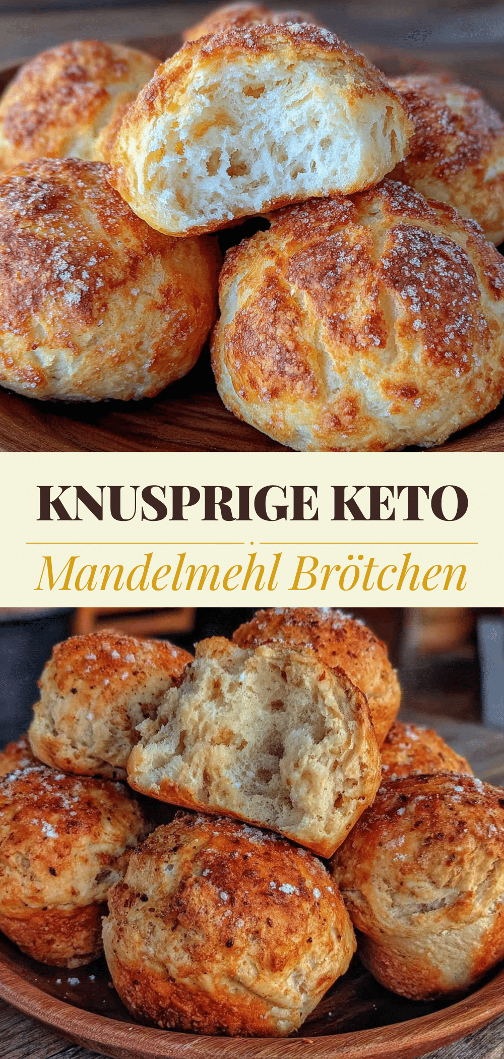 Keto Brötchen: Billig, Knusprig & Einfach (1 Portion) 5 Keto Brötchen recipe