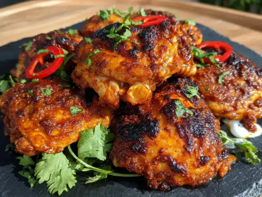 Knusprige Airfryer Hähnchenschenkel - featured image