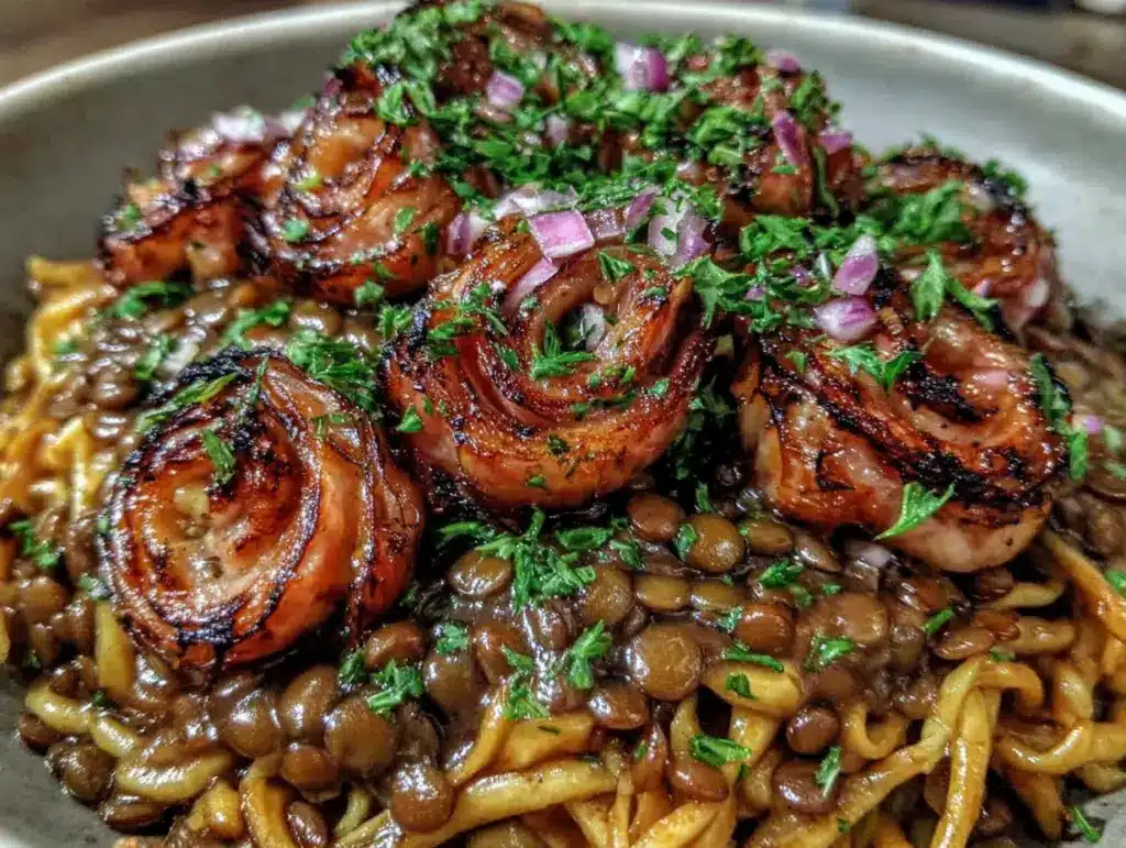 Schwäbische Linsen mit Spätzle - featured image