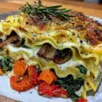 vegane Gemüse-Lasagne auf dem Grill - featured image